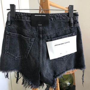 ❌SOLD❌ Alexander Wang Bite frayed denim shorts 24